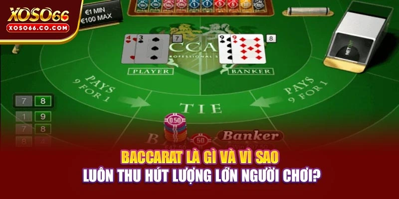 Baccarat là gì và vì sao luôn thu hút lượng lớn người chơi